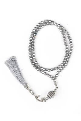 10 Adet 99'luk Inci Tesbih Çeyizlik, Hediyelik, Bohçalık (GRİ) - 2