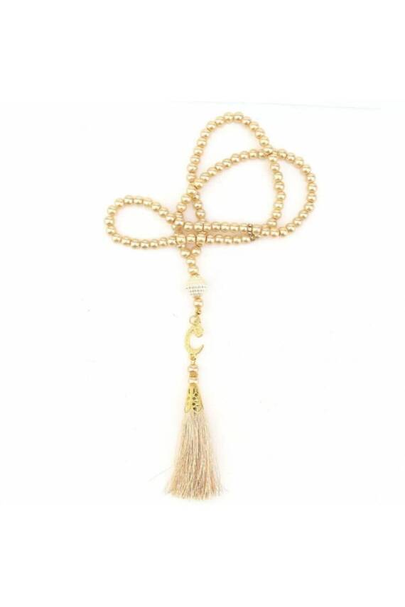 10 Adet 99'luk Inci Tesbih Çeyizlik, Hediyelik, Bohçalık (GOLD) - 2