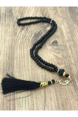 10 Adet 99'luk Inci Tesbih Çeyizlik, Hediyelik, Bohçalık (SİYAH) - 2