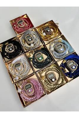 10 Adet Hediyelik Zikirmatik Ve Tesbih Seti ()