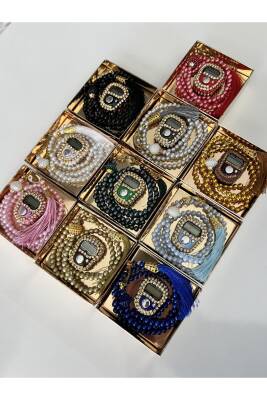 10 Adet Hediyelik Zikirmatik Ve Tesbih Seti () - 3