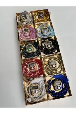 10 Adet Hediyelik Zikirmatik Ve Tesbih Seti () - 4