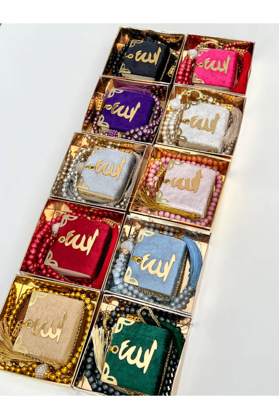 10 Lu Hediyelik Özel Kutulu Mini Kuran-ı Kerim Tesbih Setimiz () - 3