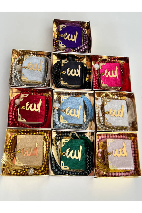 10 Lu Hediyelik Özel Kutulu Mini Kuran-ı Kerim Tesbih Setimiz () - 4