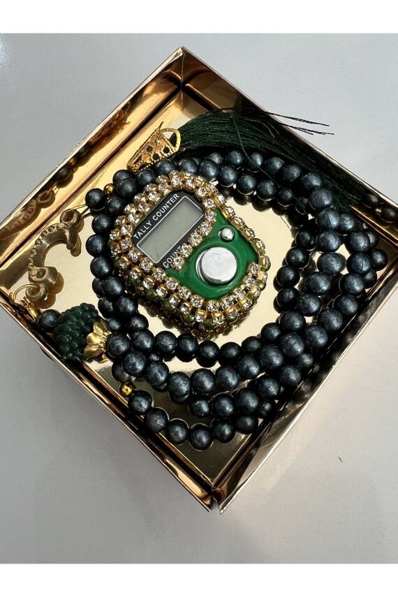 12 Adet Hediyelik Zikirmatik Ve Tesbih Seti () - 2