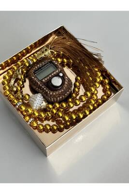 12 Adet Hediyelik Zikirmatik Ve Tesbih Seti () - 2