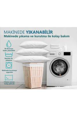 6 Adet 50 X 90 Soft Etamın Jakarlı Sacaklı Krem Renk El Yüz Havlusu Kanavice Işlemelik Havlu (KREM) - 5