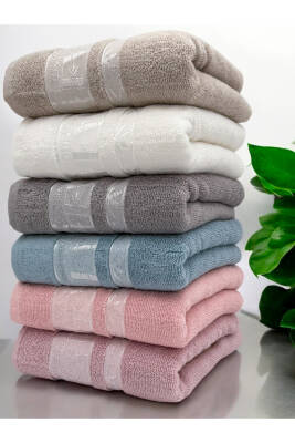 6 Adet 50x90 Cm Bambu El Ve Yüz Havlu Seti (ASORTİ)