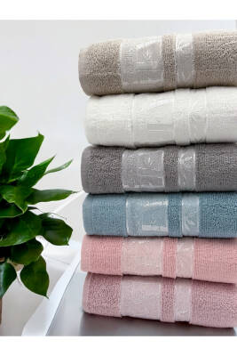 6 Adet 50x90 Cm Bambu El Ve Yüz Havlu Seti (ASORTİ) - 5