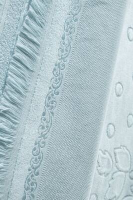 6 Adet 50x90 Soft Etamın Jakarlı Sacaklı Asorti El Yüz Havlusu Kanavice Işlemelik (ASORTİ) - 2