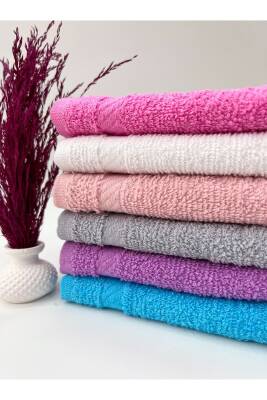 6 Adet Renkli Mutfak Havlusu, Kurulama Bezi, El Havlusu 30x30cm (ASORTİ)