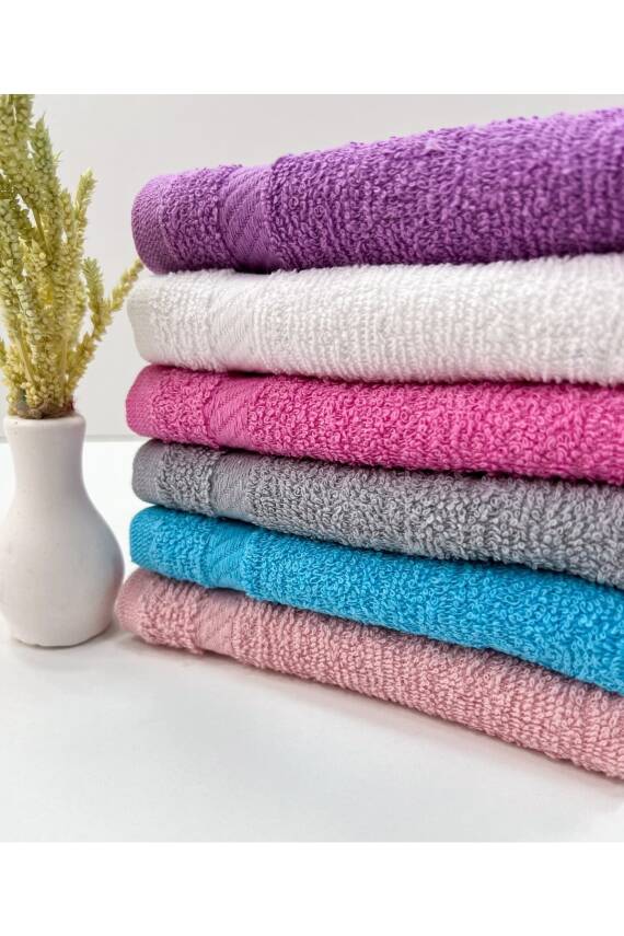 6 Adet Renkli Mutfak Havlusu, Kurulama Bezi, El Havlusu 30x30cm (ASORTİ) - 2