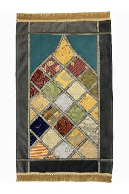 Astarlı Mihraplı Kırk Yama Seccade 01 (Renkli)