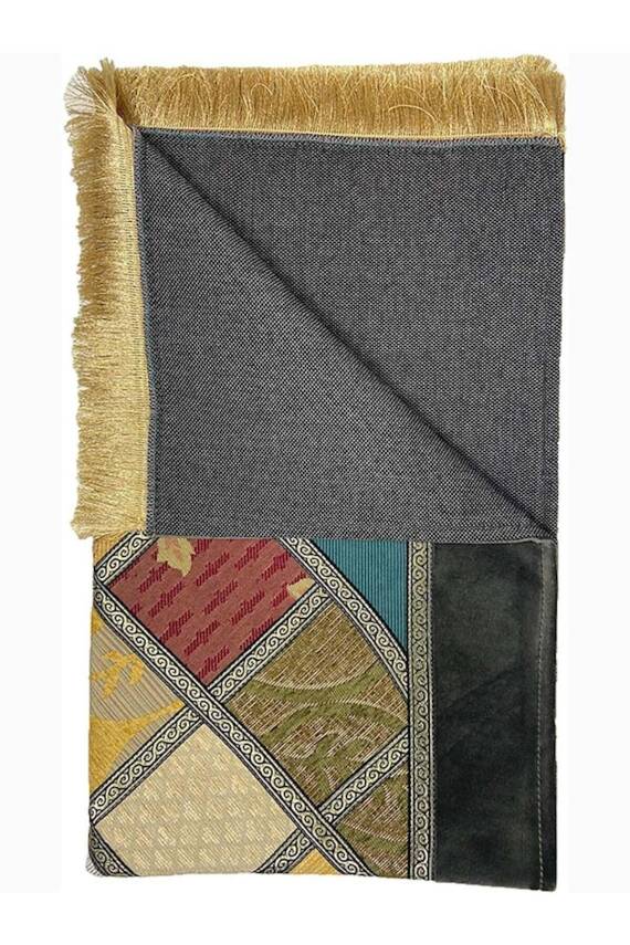 Astarlı Mihraplı Kırk Yama Seccade 01 (Renkli) - 3