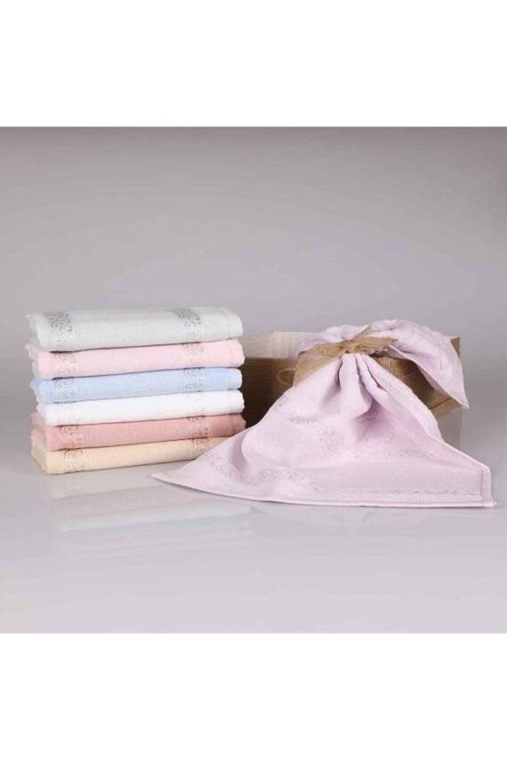 Etamin Havlu Işlemelik 30*50 6lı Kpmspz (Renkli) - 1