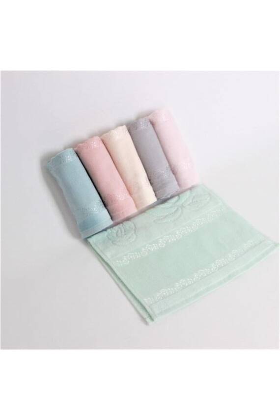Etamin Havlu Işlemelik 30*50 6lı Kpmspz (Renkli) - 2