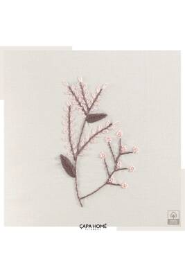 Gardenia El İşi Nakışlı %100 Pamuklu Çift Kişilik Nevresim Takımı (Ekru) - 7