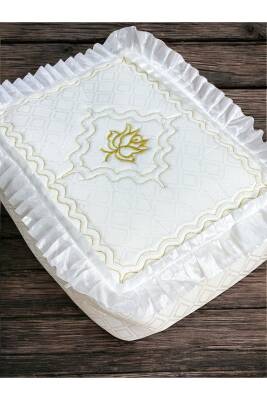 Gelin Modeli Bohça Söz Nişan Hurcu Çeyizlik 40x35 (Beyaz) - 3