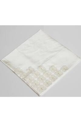 Incili Oya Işlemeli Bohça Krem (Ekru) - 3