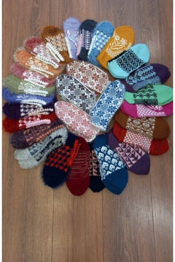 Kadın 30 Adet Çeyizlik Hediyelik Patik (Karışık) - 1