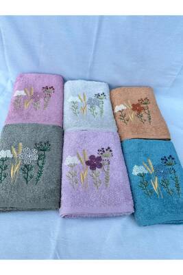 Papatya 3d Nakışlı 6'lı 30x50 Çeyizlik Mutfak Havlu Seti (ASORTİ)