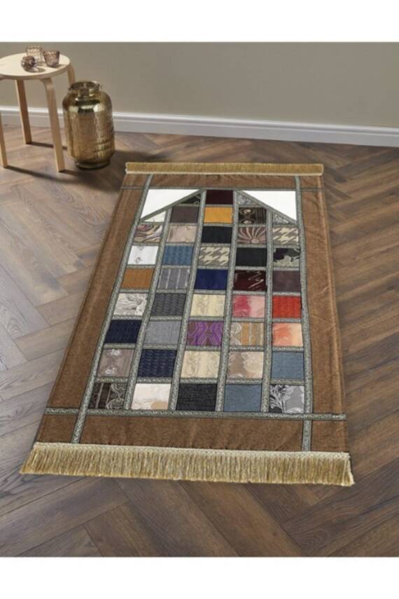 Patchwork Seccade Kahve - 1