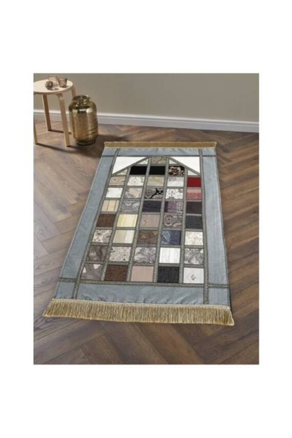 Patchwork Seccade Mavi - 1